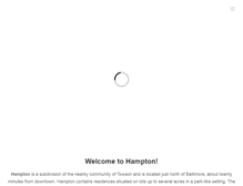 Tablet Screenshot of hamptonmd.org